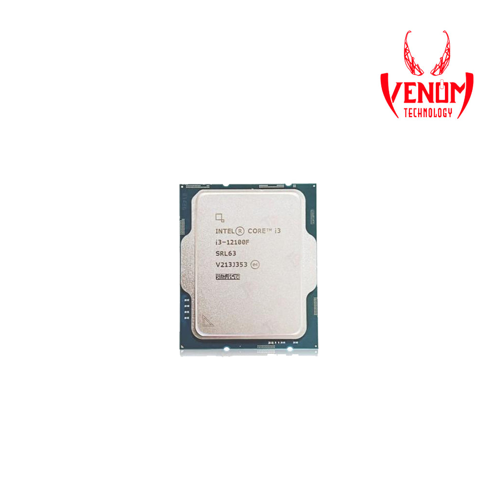 CPU-Intel-Core i3-12100F 4 Core 8 Threads 3.3 GHz 4.3 GHz Turbo