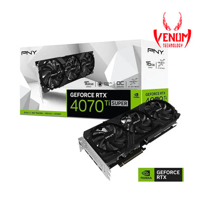 PNY RTX 4070 Ti Super Verto OC 16Gb GDDR6X Graphic Card