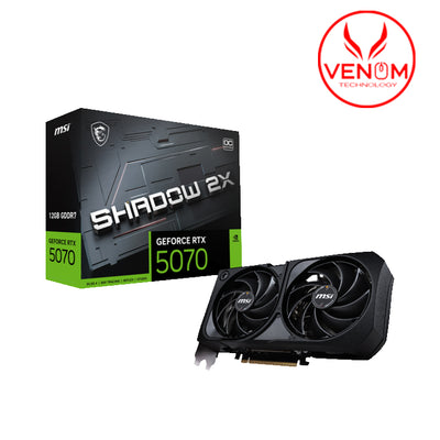 MSI GeForce RTX 5070 SHADOW 2X OC 12GB GDDR7 PCIe 5.0 Graphics Card