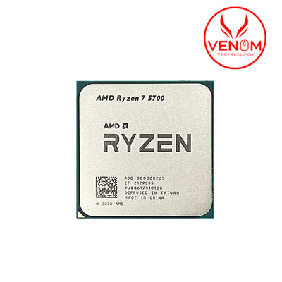 AMD RYZEN 7-5700 Tray (8Cores / 16Threads), 3.8Ghz/4.6GHz,16MB,65W TDP,Radeon 8, Socket AM4