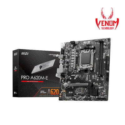 MSI PRO A620M-E AM5 DDR5 ProSeries Motherboard AMD PCIe 4.0