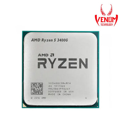 AMD RYZEN 5 3400G Radeon RX Vega 11 Graphics Tray