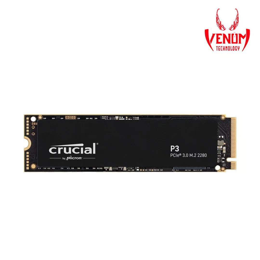 Crucial P3 500Gb M2 Nvme Internal Solid State Drive SSD – Venom