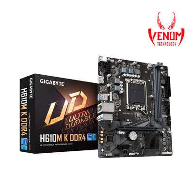 GIGABYTE H610M K DDR4 (rev. 1.0) LGA 1700 MOTHERBOARD