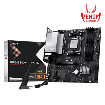 MSI PRO B840M-P WIFI6 – AM5 DDR5 Motherboard | Wi-Fi 6E &amp; 2.5G LAN