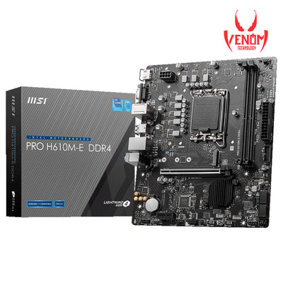 MSI Pro H610M-E DDR4 Motherboard LGA 1700