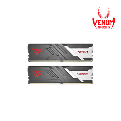 Patriot Viper Venom RGB DDR5 32GB 2X16GB 6400MT s CL32 UDIMM Desktop Gaming Memory Kit