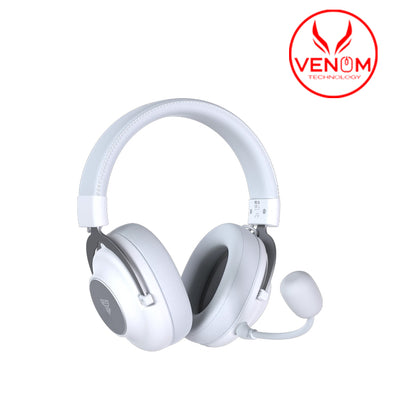 FANTECH WHG05 STELLAR Wireless WHITE GAMING HEADSET (Tri Mode Connection)