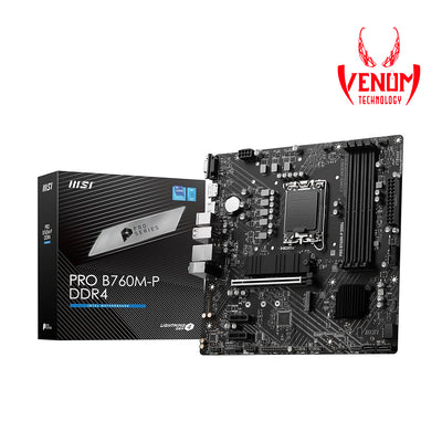 MSI PRO B760M-P DDR4 ProSeries Motherboard Supports 12th 13th 14th Gen Intel Processors LGA 1700