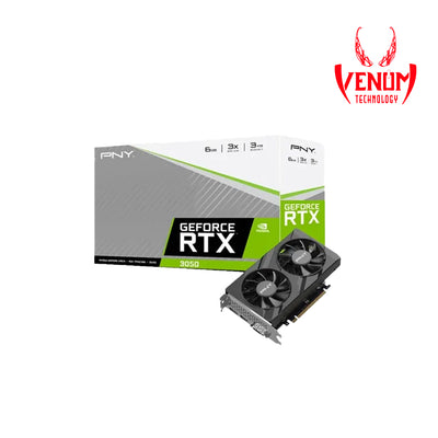 PNY RTX 3050 6GB GDDR6 VERTO Dual Fan Graphic Card