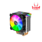 JONSBO CR1400 RGB CPU Air Cooler, Cooling Fan for Intel LGA 1700/1200/1151, AMD AM4 AM5, Black