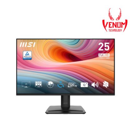 MSI PRO MP251 E2 24.5-inch IPS 1920 x 1080 (FHD) 120Hz ,1ms, Gaming Office Monitor,  Adaptive-Synch, HDR Ready, HDMI, VGA Port, Display Port,VESA Mountable, Tilt, Speaker, Black