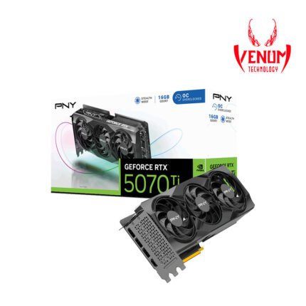 PNY GeForce RTX 5070 Ti 16gb Verto OC Triple Fan Graphics Card