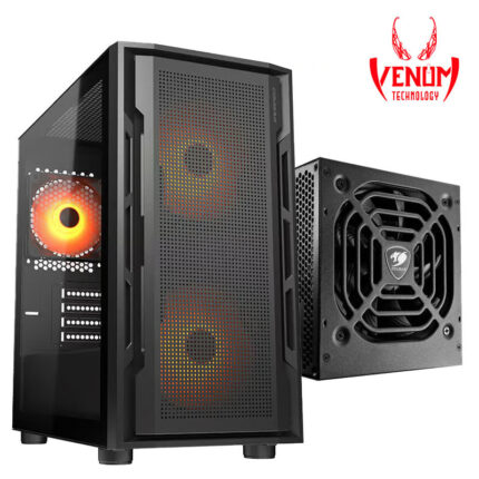 Cougar Uniface Mini RGB +STC600 Mid Tower Case