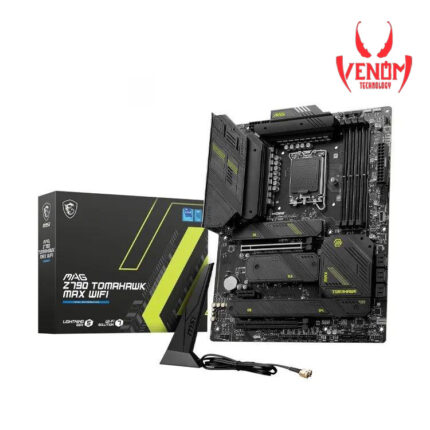 MSI MAG Z790 Tomahawk MAX WiFi Gaming Motherboard (Supports 12th/13th/14th Gen Intel Processors, LGA 1700, DDR5, PCIe 5.0, M.2, SATA 6G, 2.5Gbps LAN, USB 3.2 Gen2, Wi-Fi 7, Bluetooth 5.4, ATX)