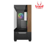 Cooler Master Elite 690 3X Tempered Glass & Wood Mid-Tower ATX Case - Black - Image 3