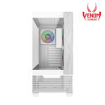 Cooler Master Elite 690 3X Tempered Glass & Wood Mid-Tower ATX Case - WHITE - Image 2